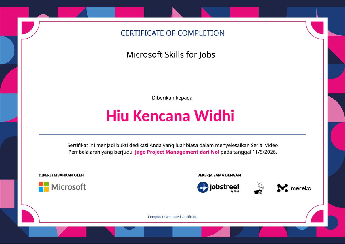 Jago Project Management dari Nol